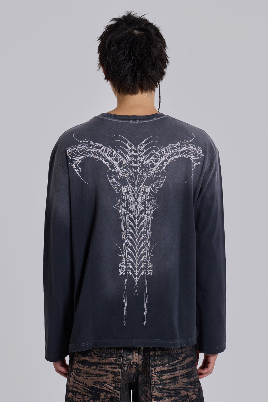 Opaque Navy LS Top | Jaded London | Clothing