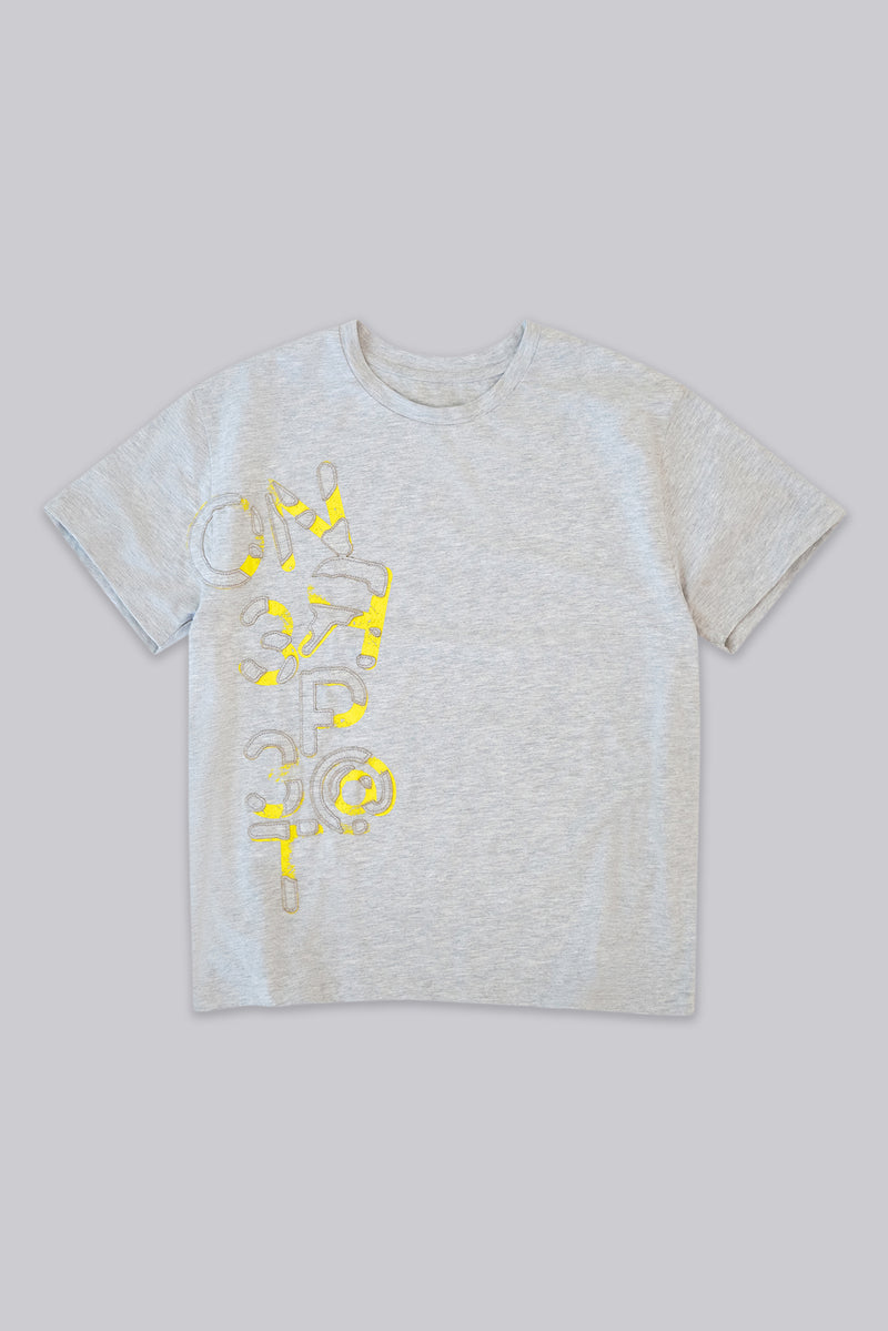 On Repeat Grey Marl T-Shirt