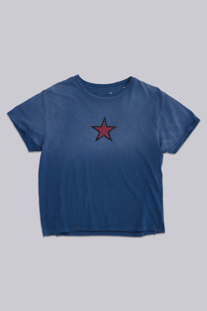 Navy Star Sun Faded T-Shirt
