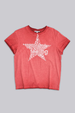 Upward Feeling T-Shirt - XXS / Red