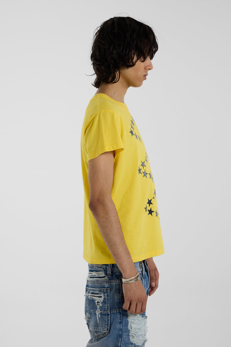 Yellow Heart Printed T-Shirt