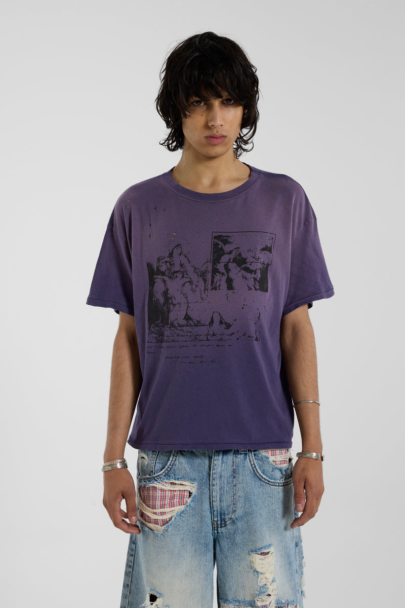 Court Purple Cropped T-Shirt