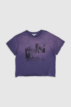 Saken Purple Cropped T-Shirt - XXS / Purple