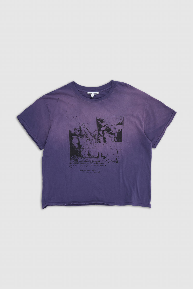 Court Purple Cropped T-Shirt