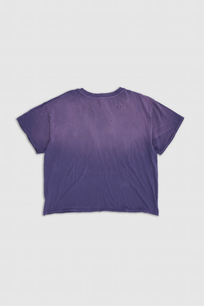Saken Purple Cropped T-Shirt | Jaded London | Clothing
