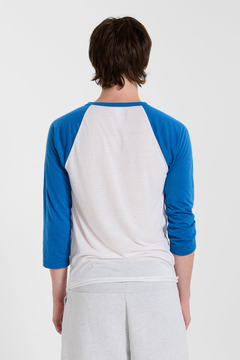 Blue Los Angeles Raglan Top