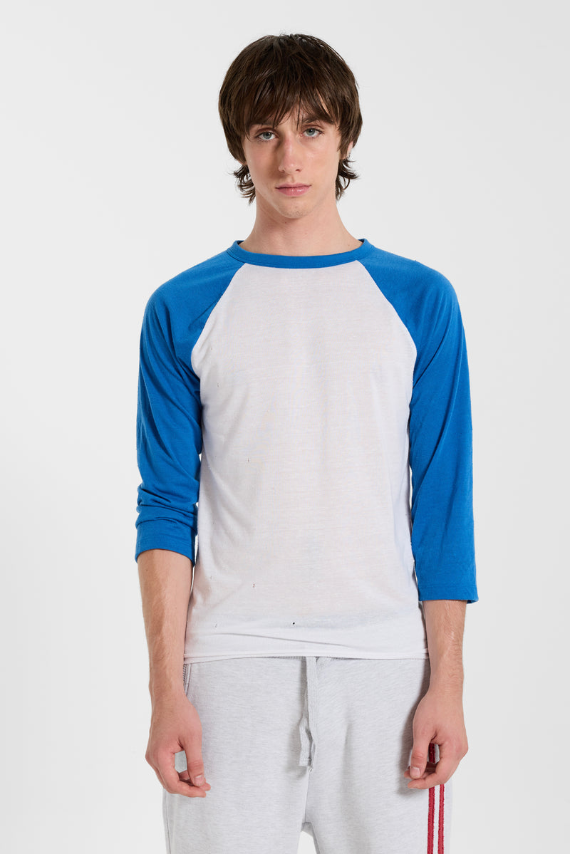 Blue Los Angeles Raglan Top