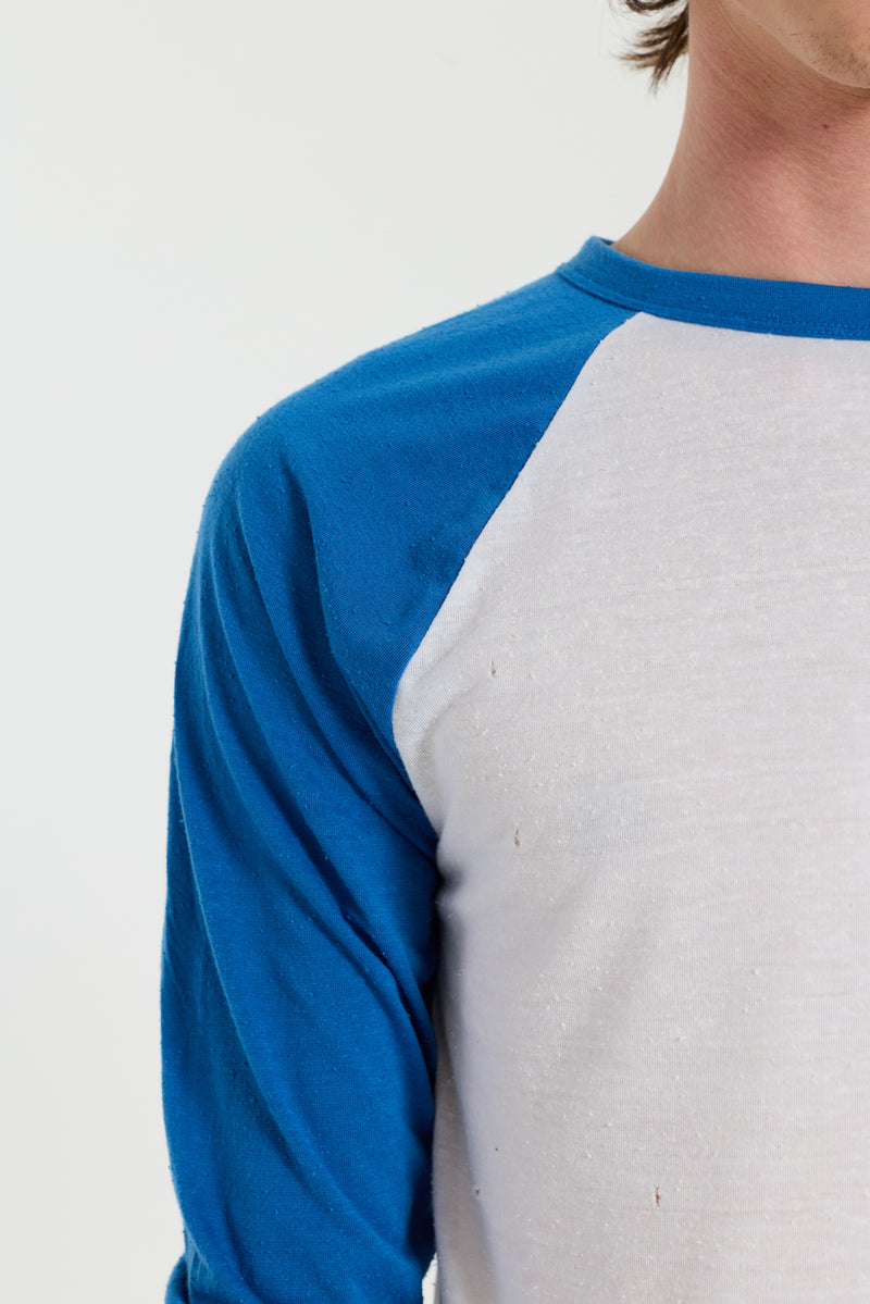 Blue Los Angeles Raglan Top