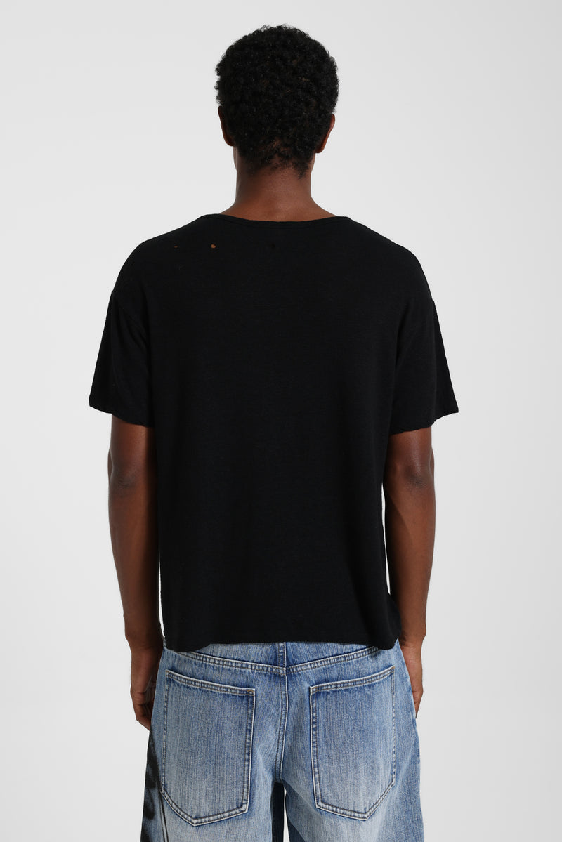 Black Slub T-Shirt – view 4