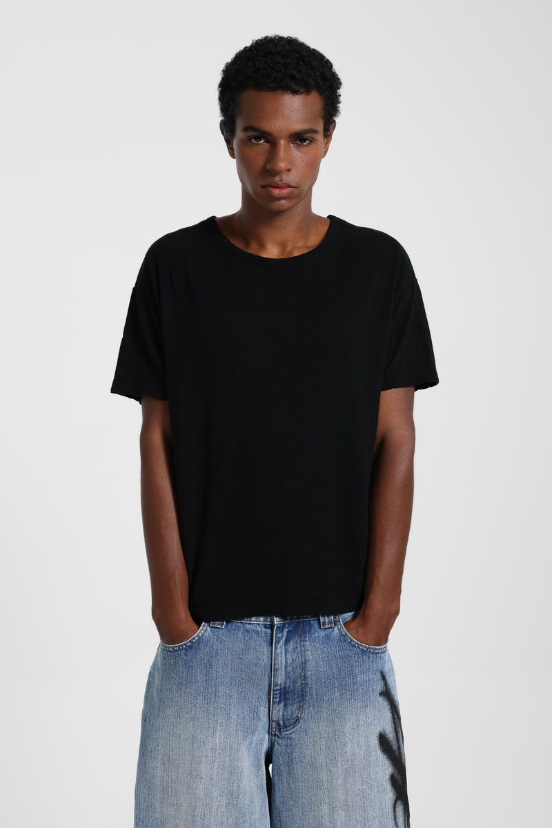 Black Slub T-Shirt – view 3