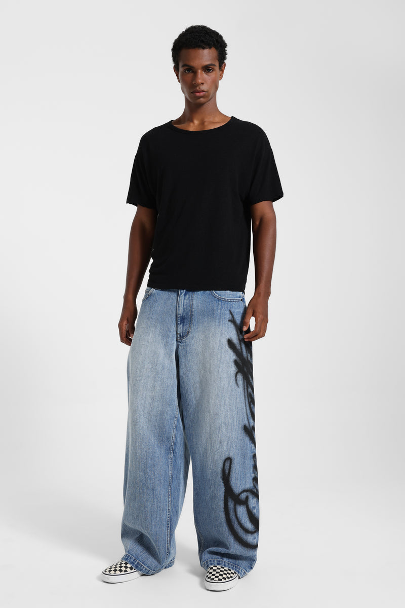 Black Slub T-Shirt – view 6