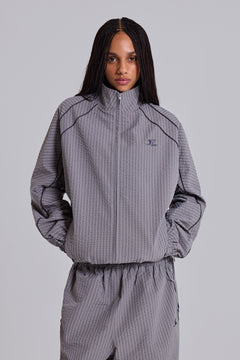 Solar Vapor Tracksuit Top - XS / Grey