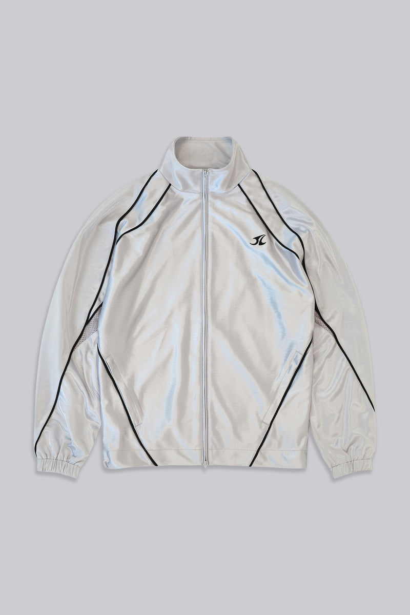 Metallic Vapor Tracksuit Top
