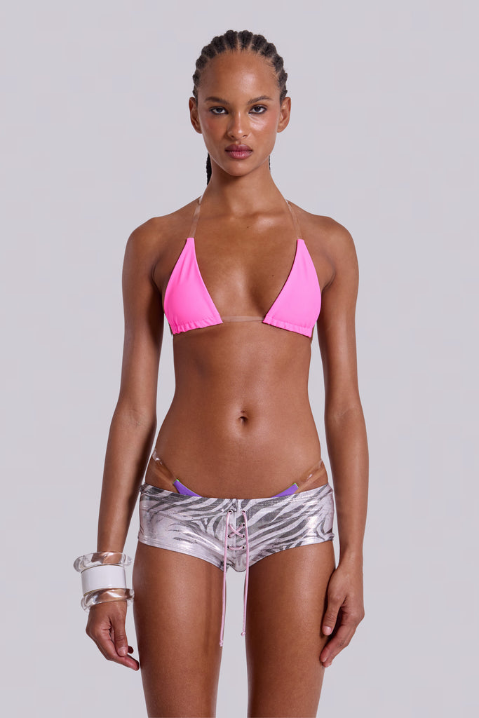Kea Reversible Neon Micro Triangle Bikini Top