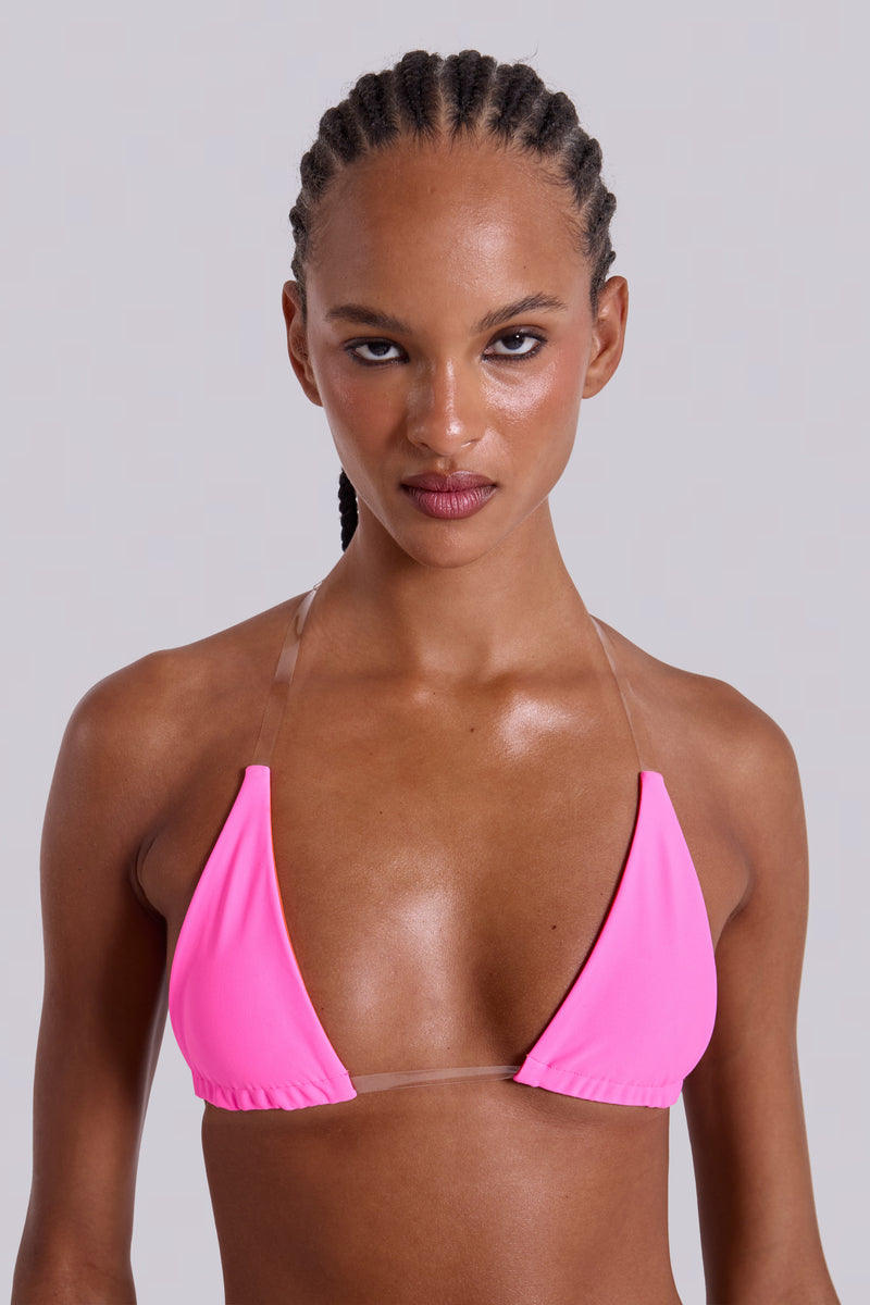 Kea Reversible Neon Micro Triangle Bikini Top
