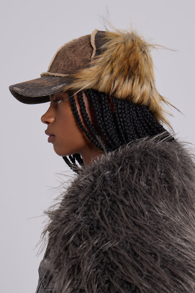 Faux Fur Cap