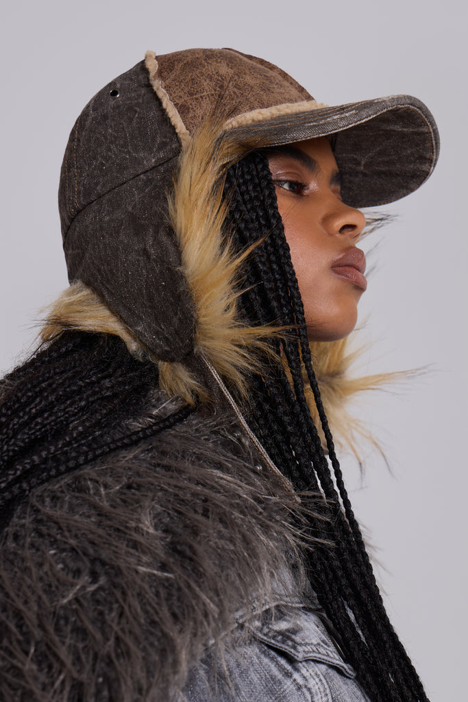 Faux Fur Cap