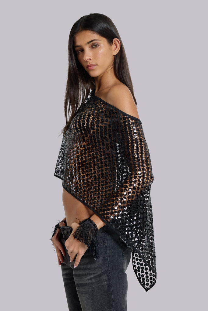 Noctis Sequin Cape