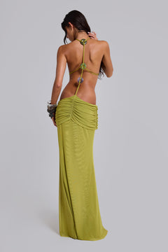 Darlyn Draped Backless Maxi Dress – view 1