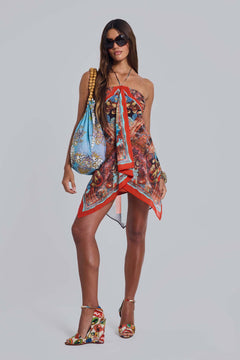 Ixia Chiffon Bandana Scarf Dress – view 1