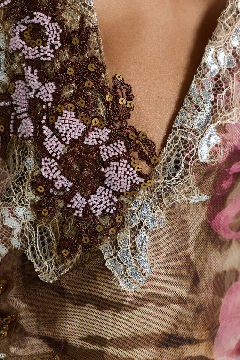 Missoula Embellished Mini Dress