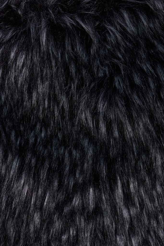 Zeka Faux Fur Knit Shrug