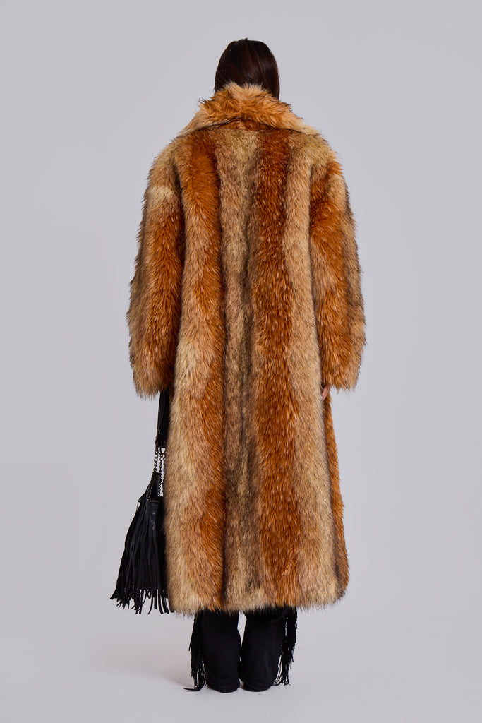 Xylia Faux Fur Maxi Coat