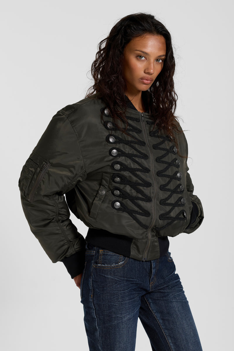 Irsa Military Bomber Jacket