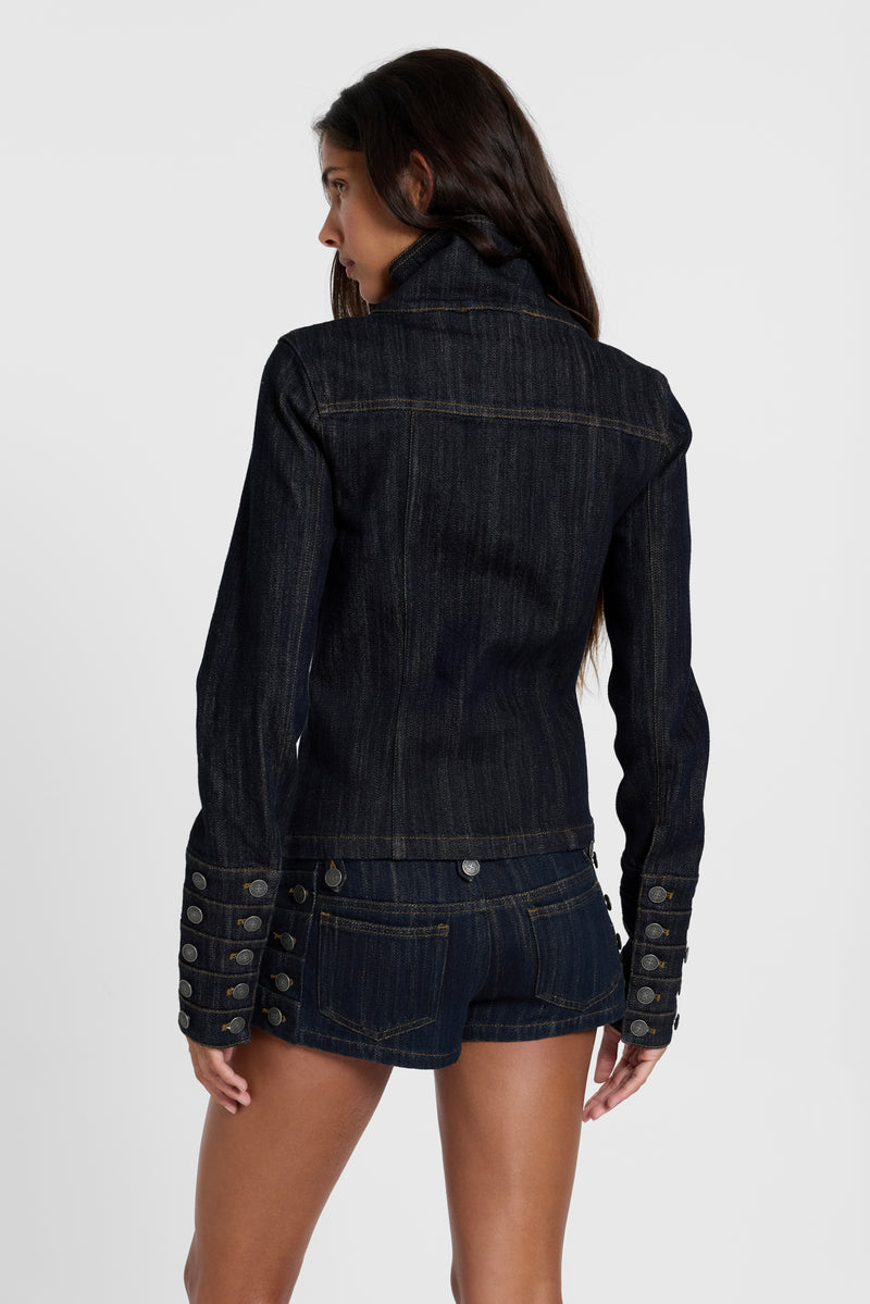 Wynona Funnel Denim Jacket