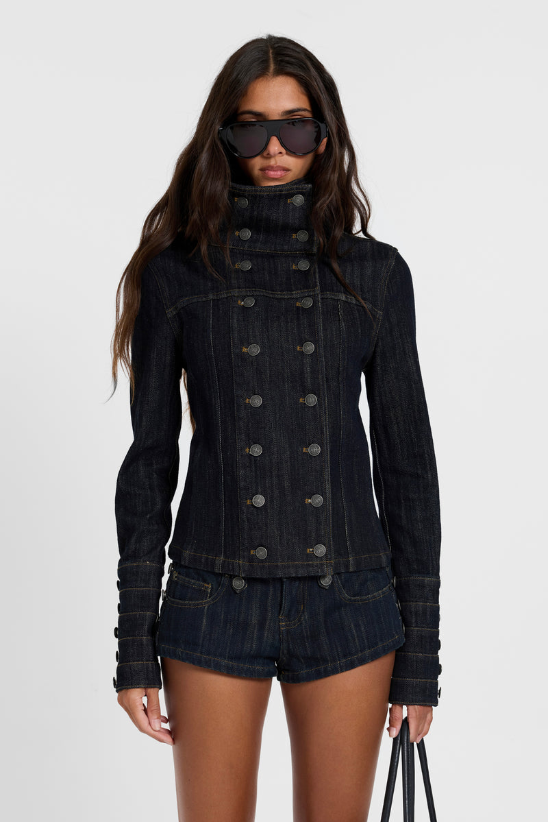 Wynona Funnel Denim Jacket