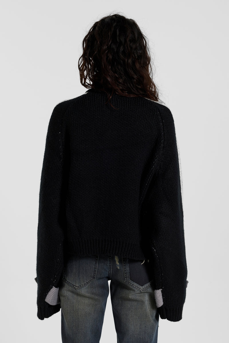 Loli Toggle Knit Bomber