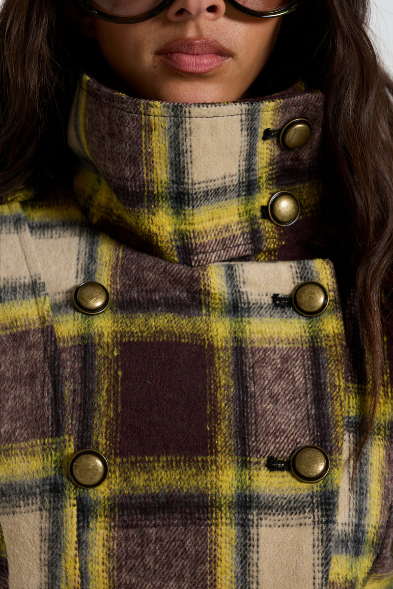 Fallon Structured Check Jacket