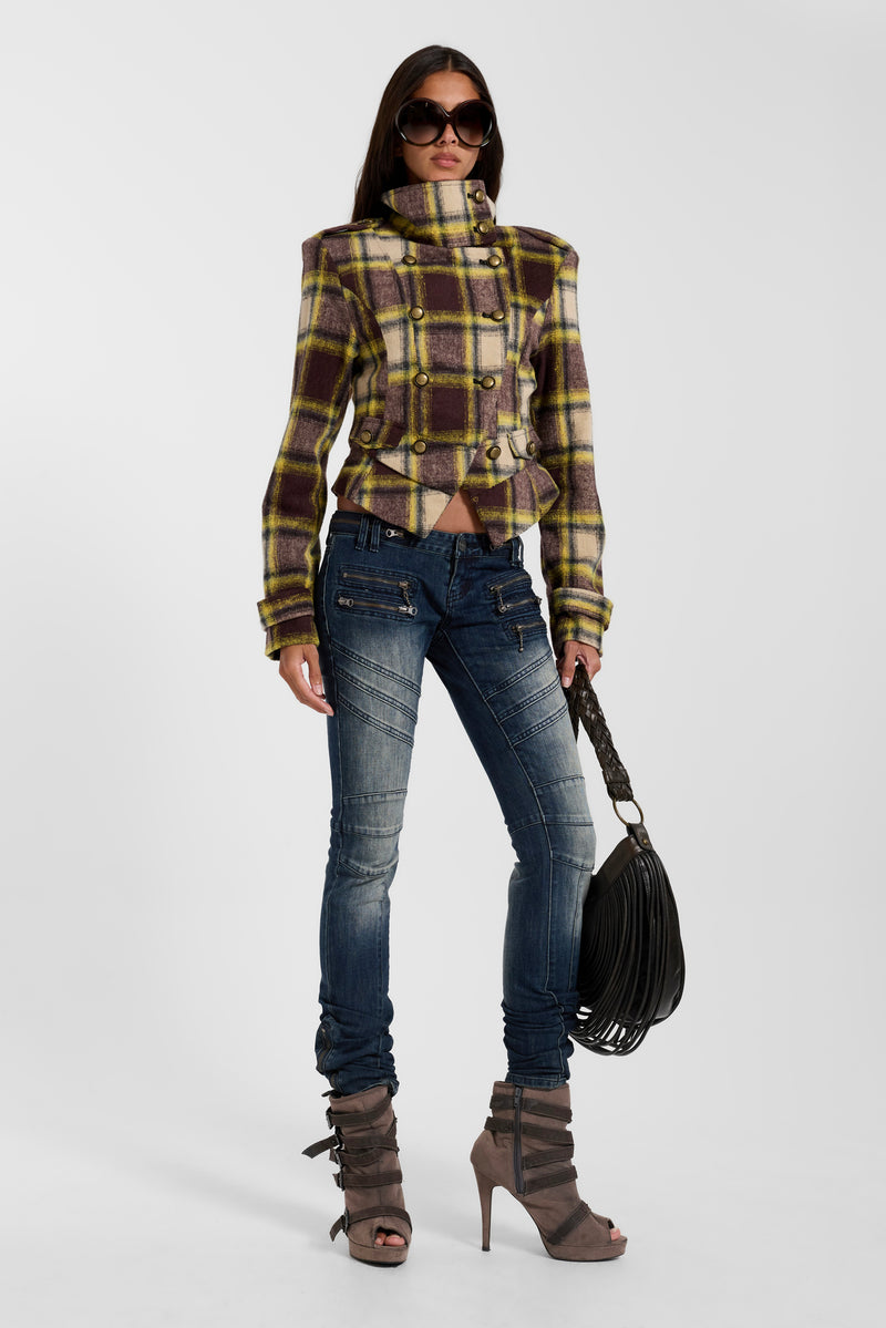 Fallon Structured Check Jacket