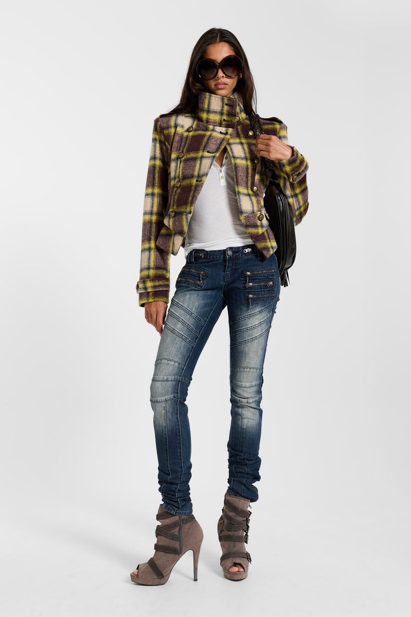Fallon Structured Check Jacket