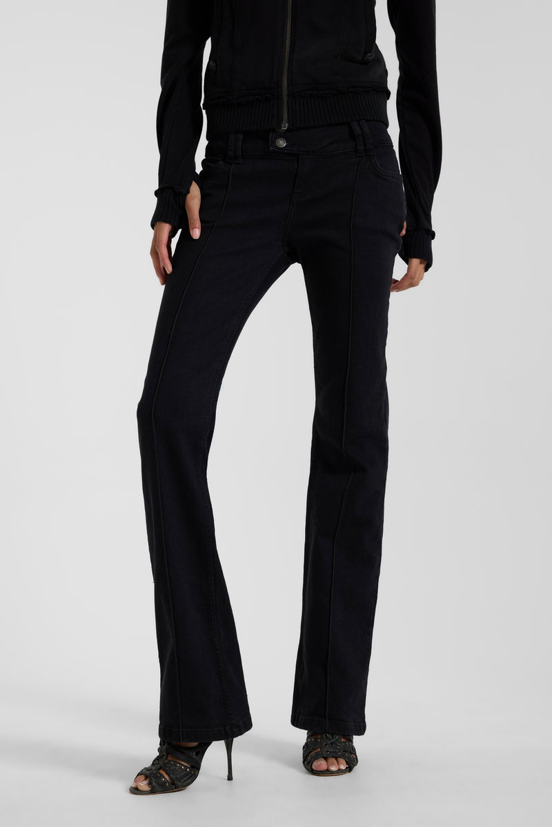 Solid Black Thirteen Jeans