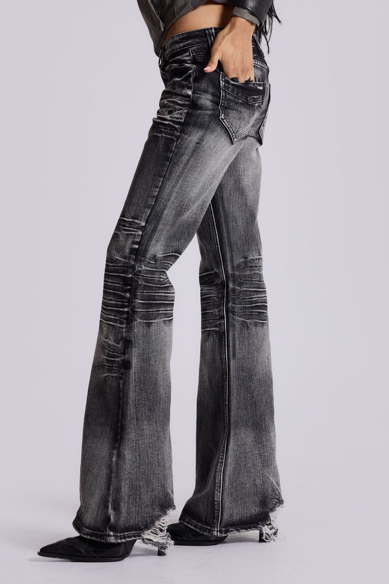 Shop Washed Black Drift Jeans | Jaded London