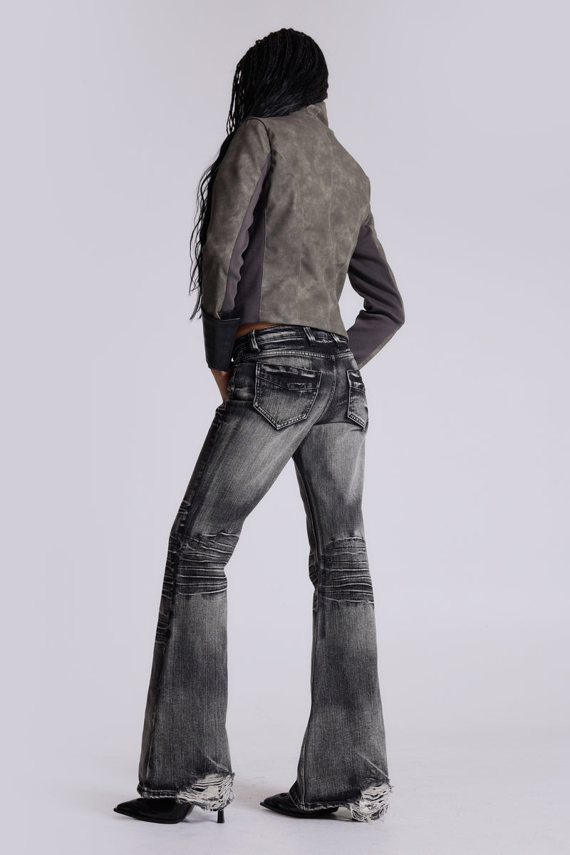 Shop Washed Black Drift Jeans | Jaded London