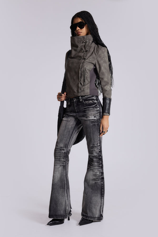 Shop Washed Black Drift Jeans | Jaded London