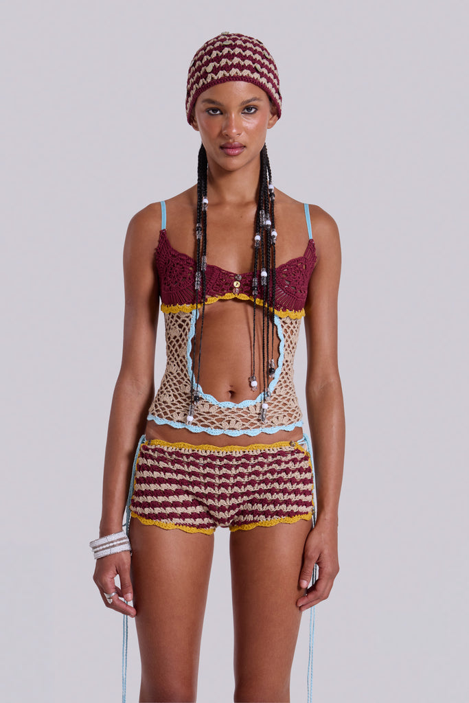 Kalani Cut Out Crochet Top