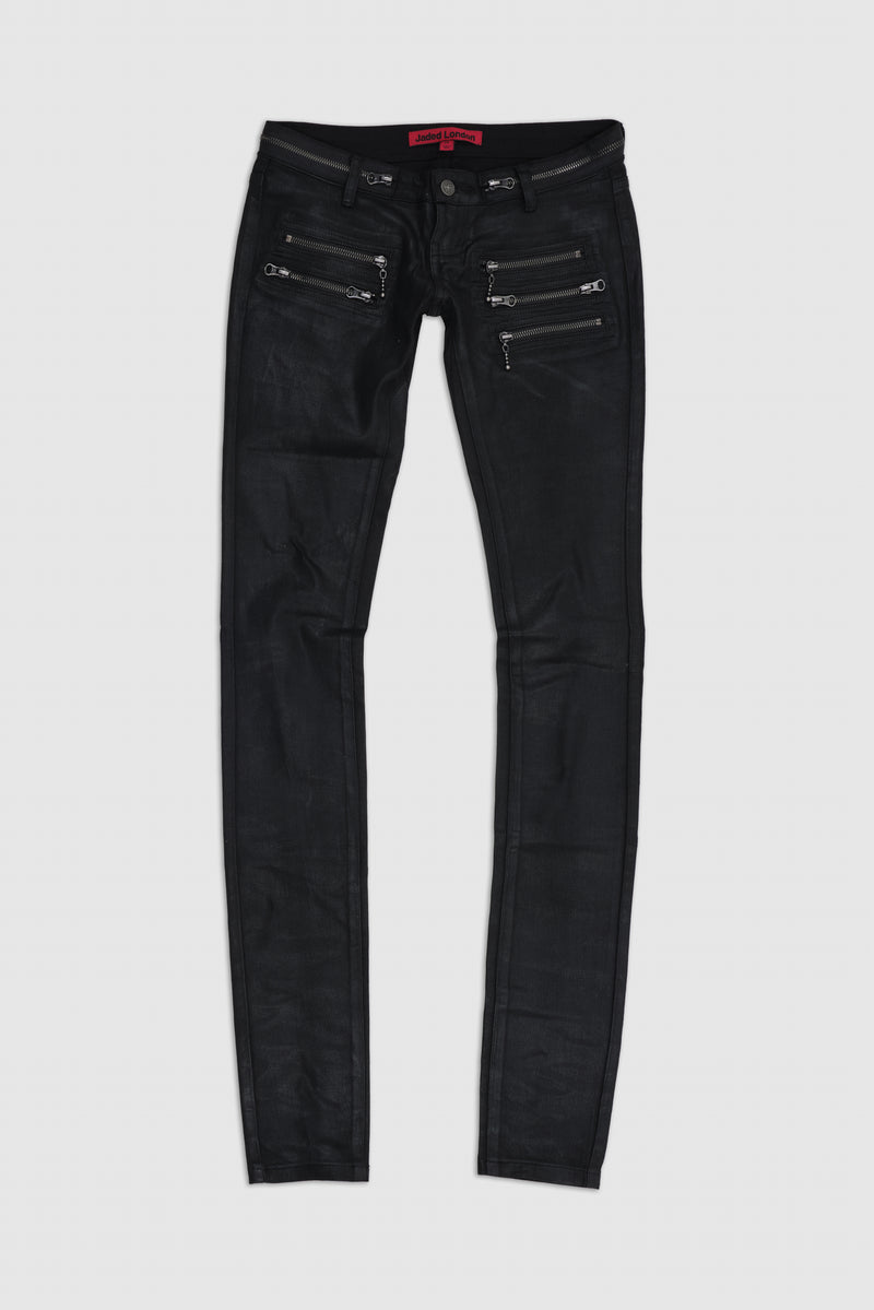 Ardor Coated Low Rise Skinny Jeans