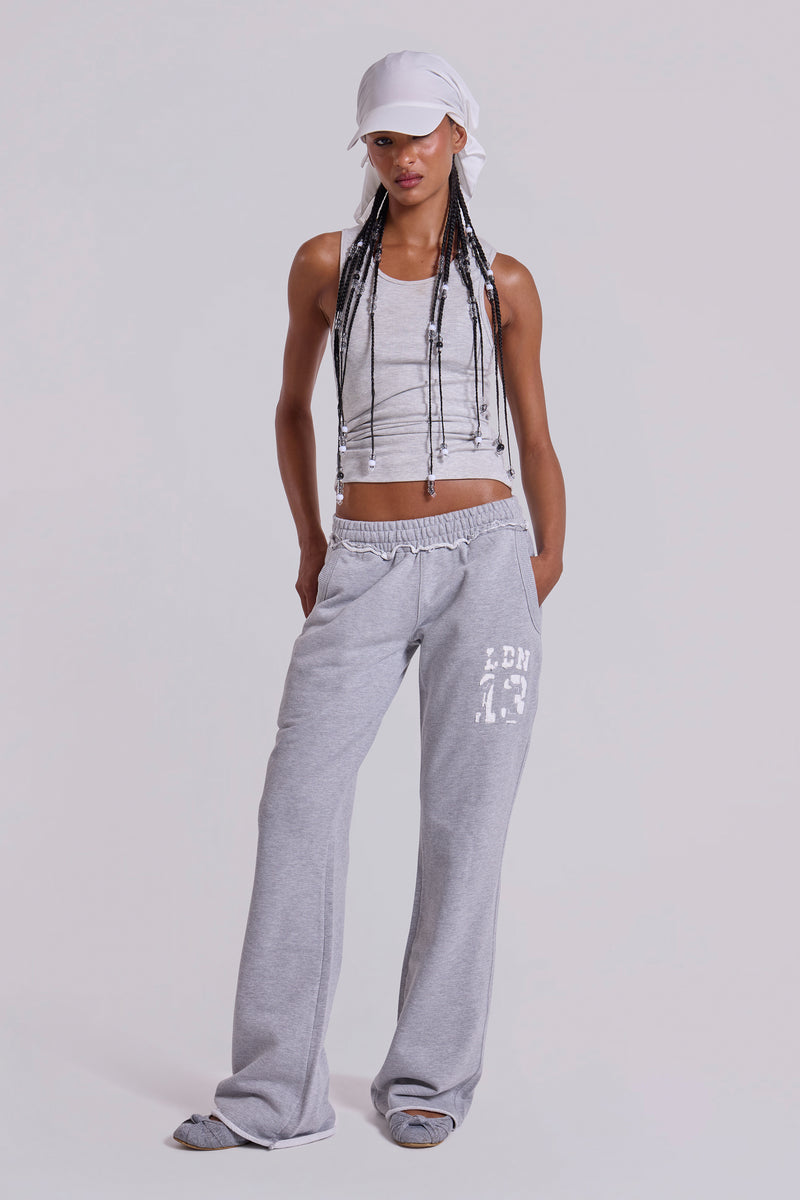 13 Grey Marl Slim Monster Joggers