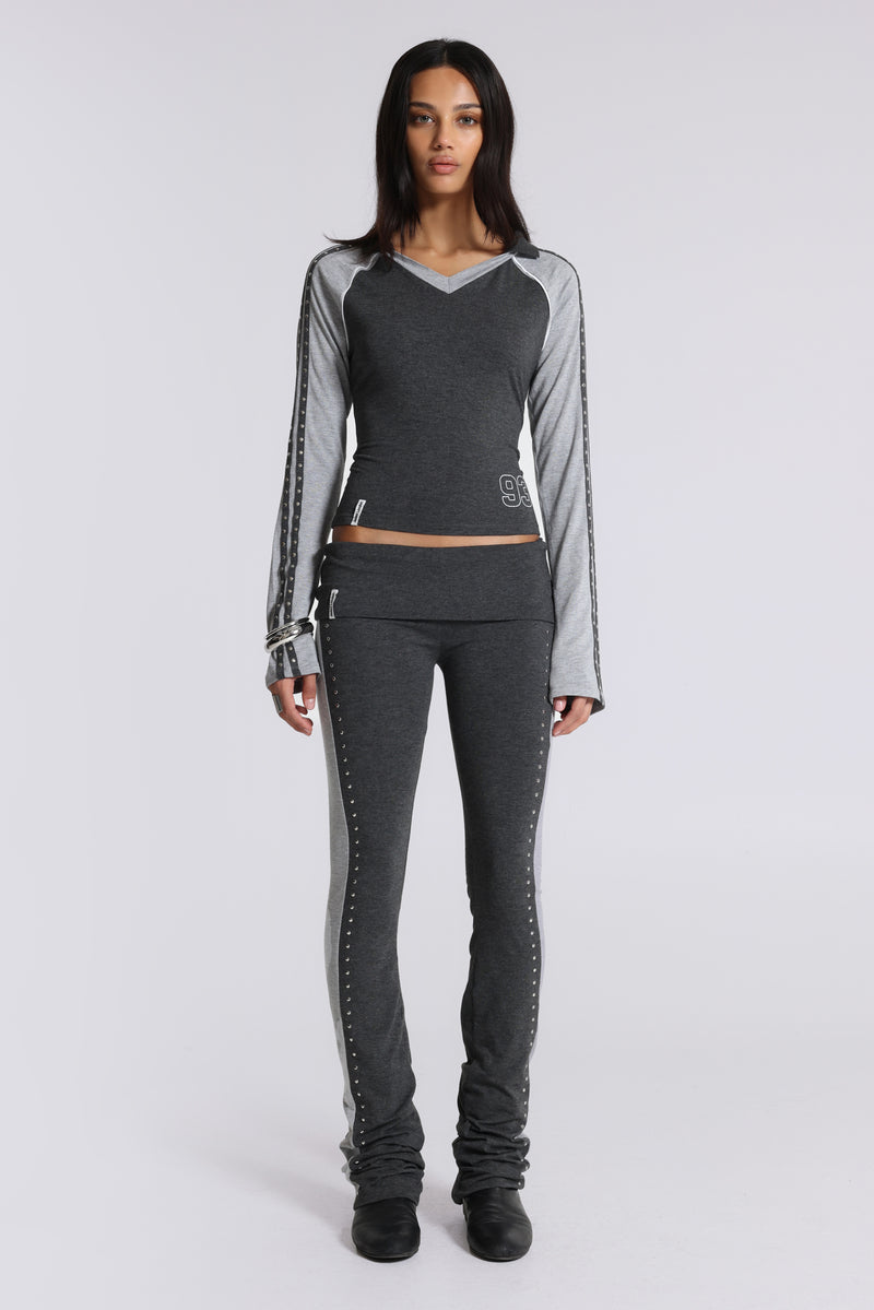 Rynna Sporty Foldover Bootcut Trousers