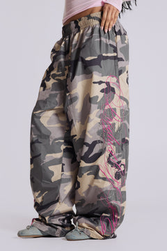 P.O.A. Camo Vapor Tracksuit Bottoms - S / Camo