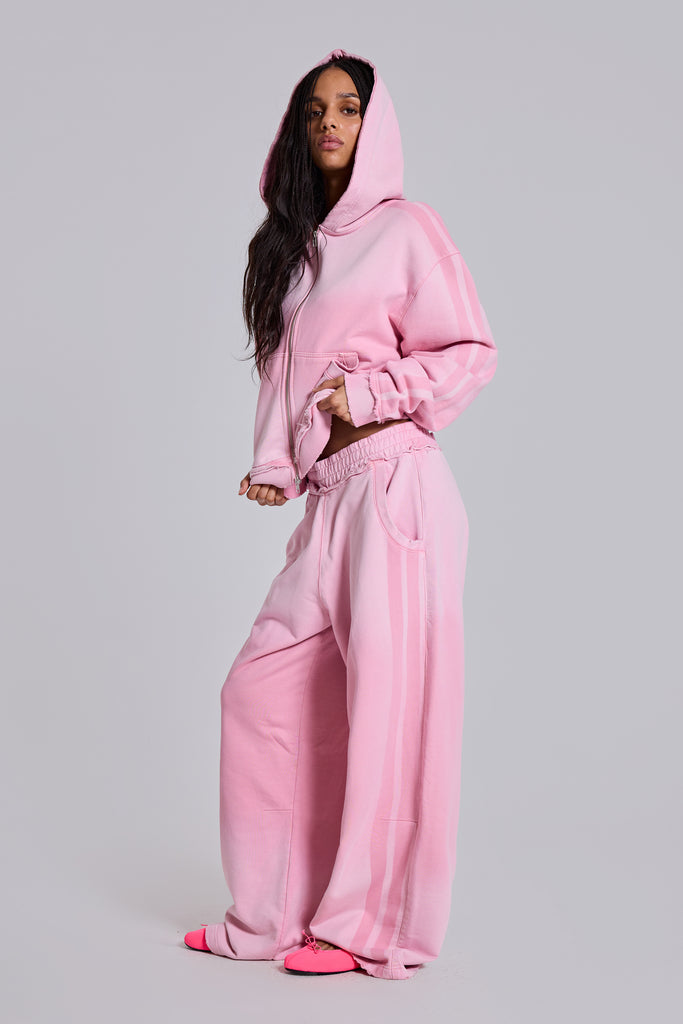 Pink Sporty Baggy Monster Joggers | Jaded London | Clothing