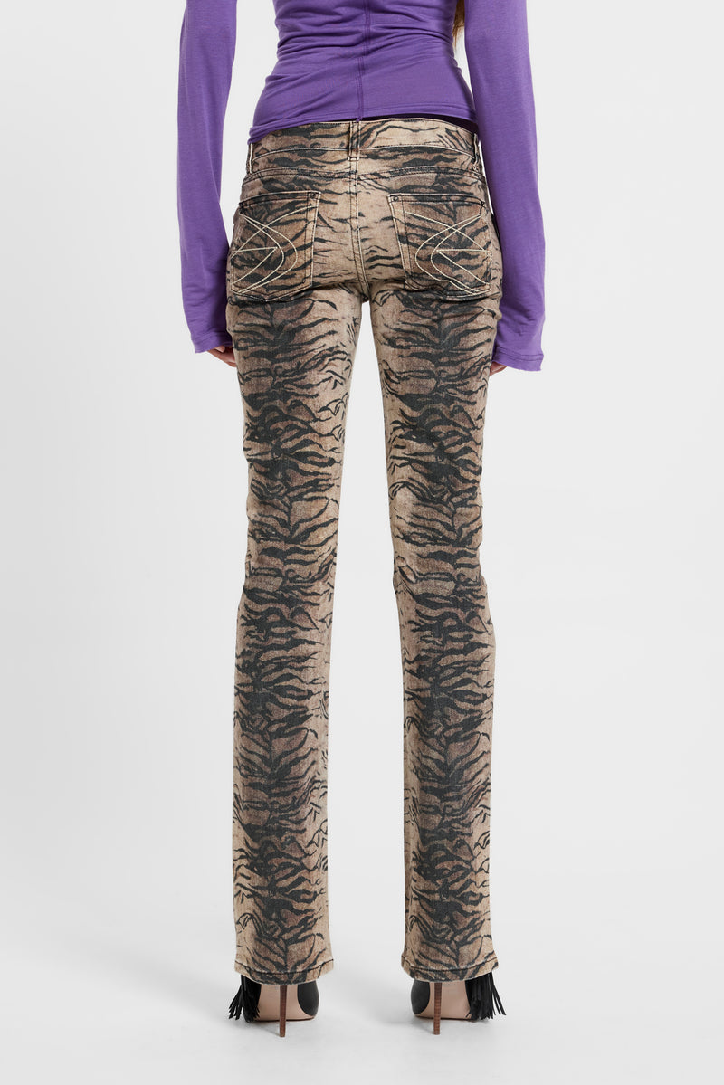 Leona Bootcut Cooper Jeans in Tiger