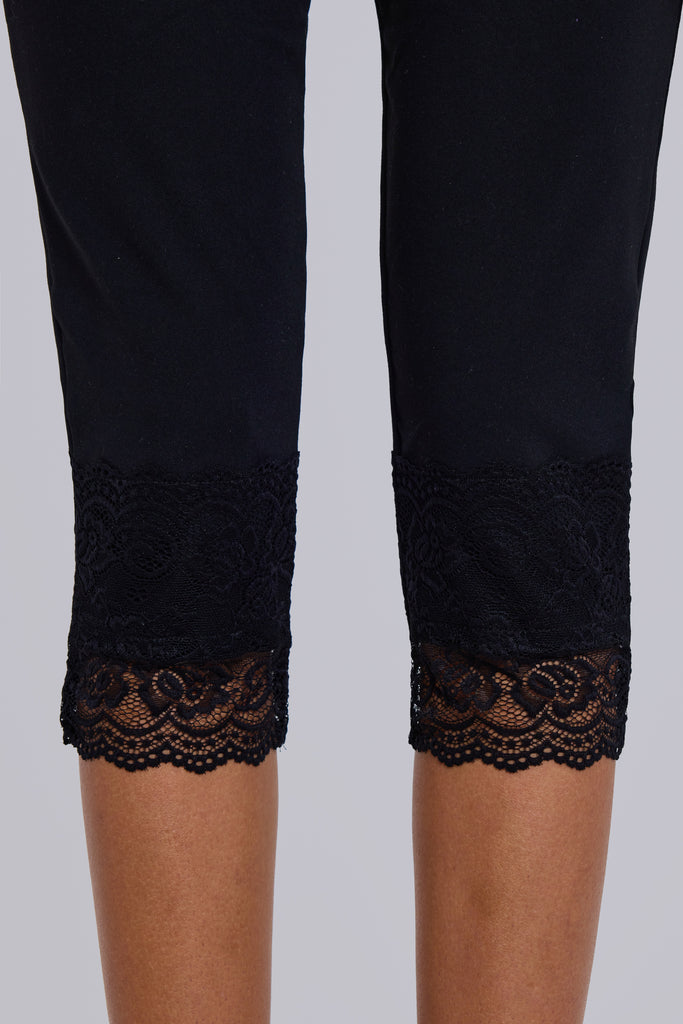 Teagan Lace Jersey Capri | Jaded London | Clothing