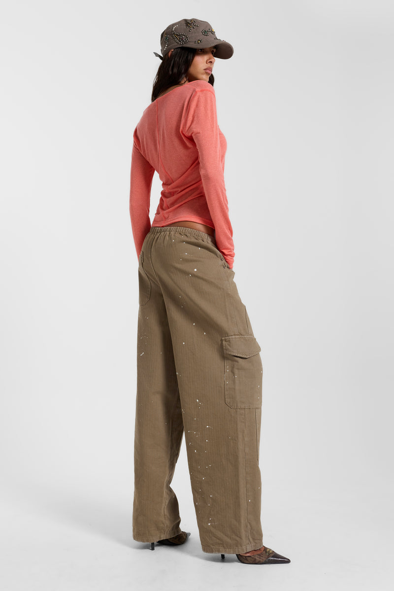 Bailee Low Rise Paint Cargos