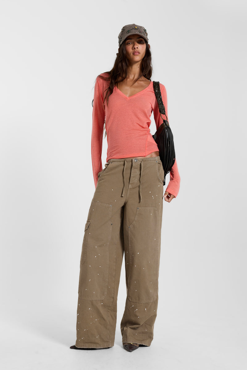 Bailee Low Rise Paint Cargos