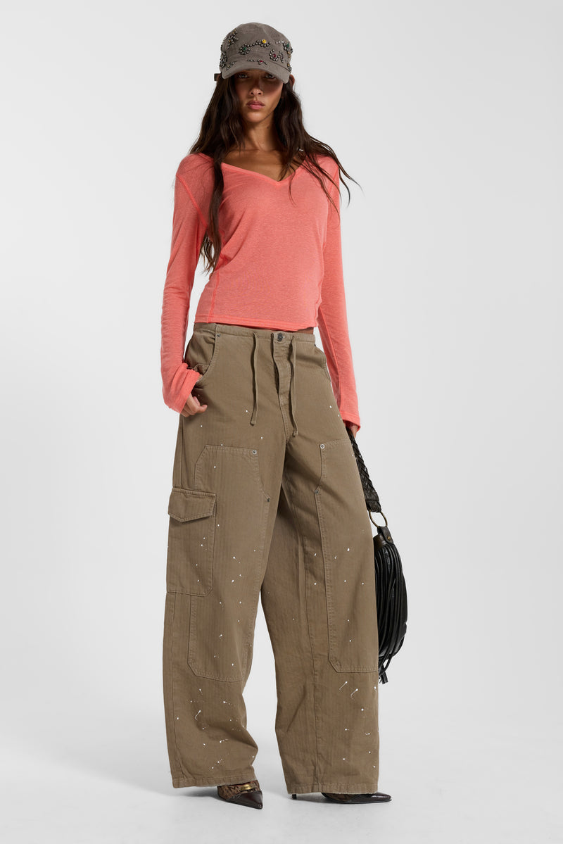 Bailee Low Rise Paint Cargos