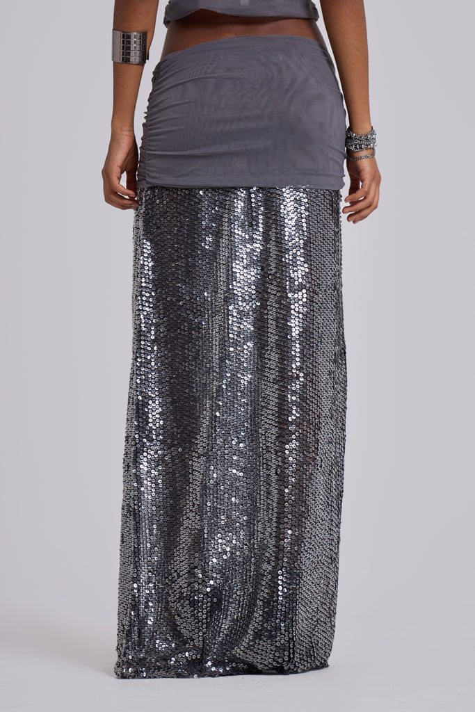 Selina Sequin Maxi Skirt